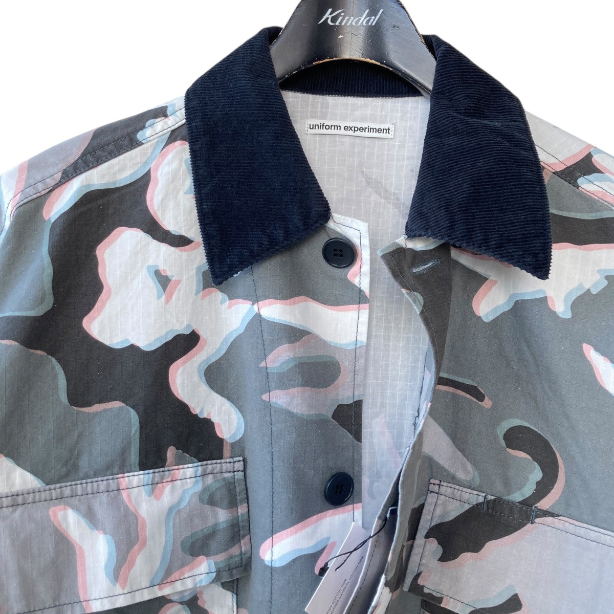 MOIRE CAMOUFLAGE BLOUSONカモフラミリタリーブルゾンUE-242029