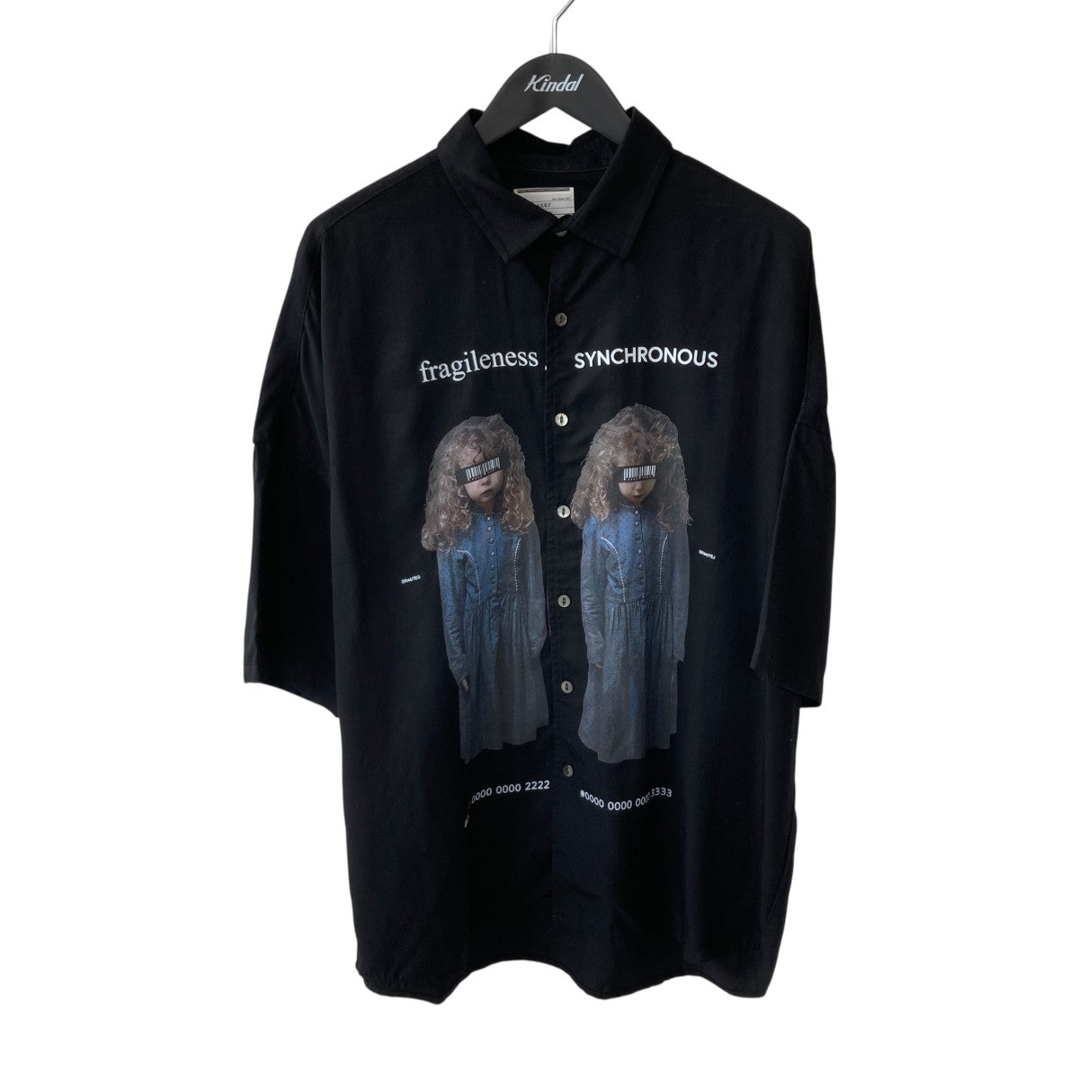 SHAREEF セットアップ　STUDIOS別注　黒 SHAREEF(シャリーフ) 19SSSTUDIOUS別注 TWINS S S BIG SHIRTS