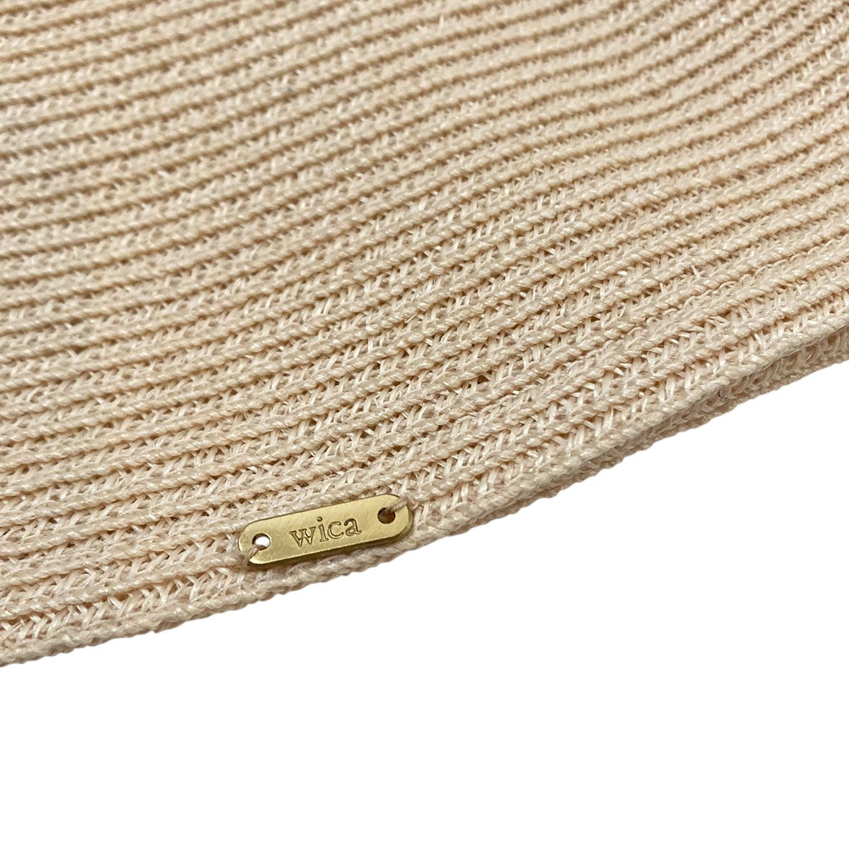 wicagrocery(ウィカグロサリー) abaca hatハット ベージュ