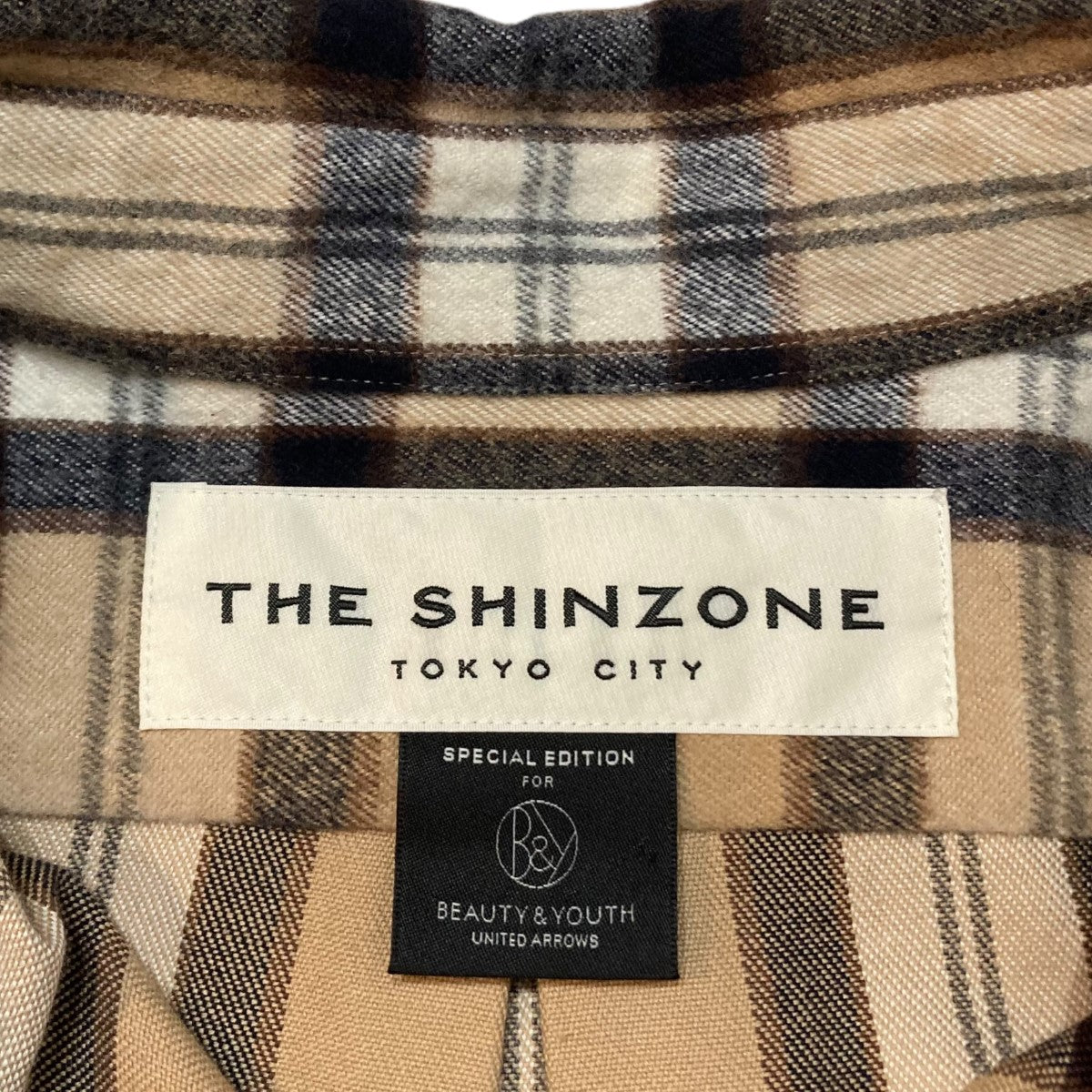 THE SHINZONE×BEAUTY＆YOUTH UNITED ARROWS チェックシャツ