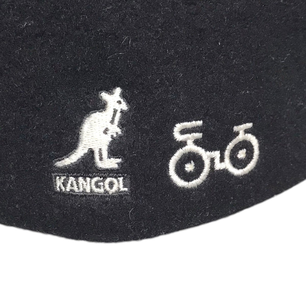 カンゴール×キナシサイクルのハンチング GALAXY ロゴタイプ K3338SMです。 KANGOL×木梨サイクル 古着・中古 ファッション小物 アイテム