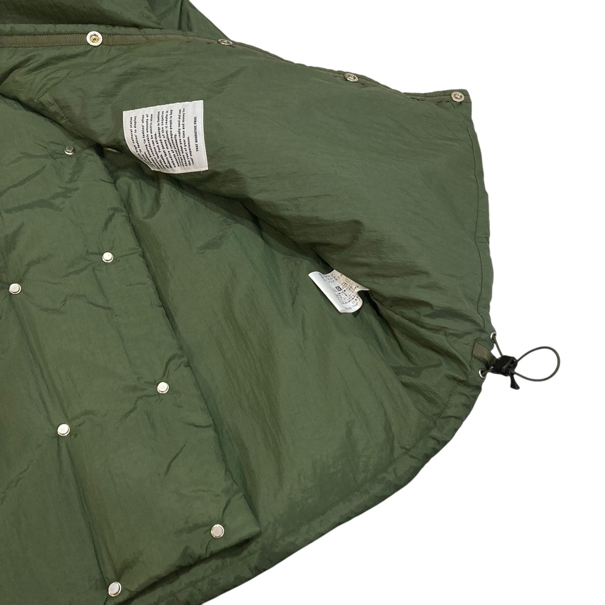 nonnative(ノンネイティブ) HIKER PUFF VEST NYLON TAFFETA中綿