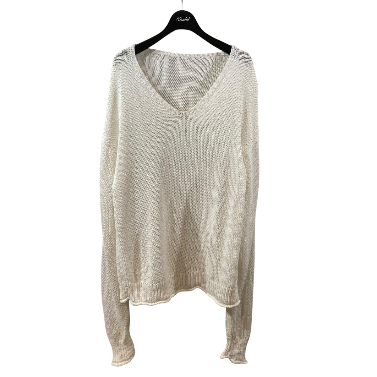 ジプソフィア Gypsohila Lightly Knit Tops Ｖネックニット GPG 511 ホワイト サイズ：フリーサイズ Gypsohila(ジプソフィア) Lightly Knit TopsVネックニットGPG
