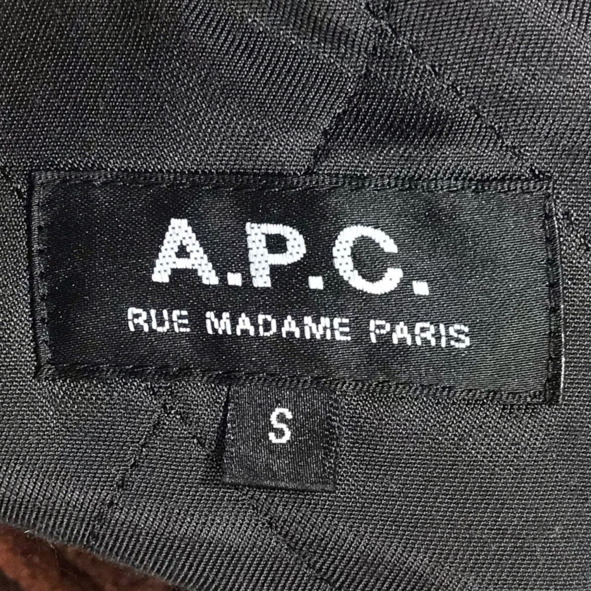 アーペーセーのチェック柄中綿シャツジャケットです。 A．P．C． 古着・中古 アウター アイテム