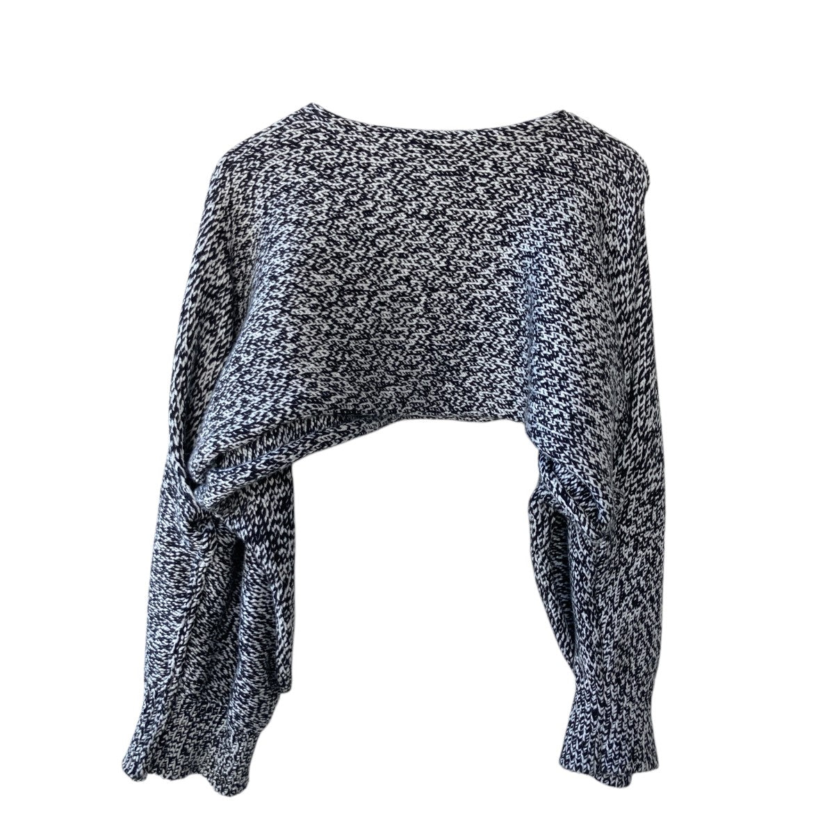 ISSEY MIYAKE(イッセイミヤケ) BROBDINGNAG KNIT cropped topショート