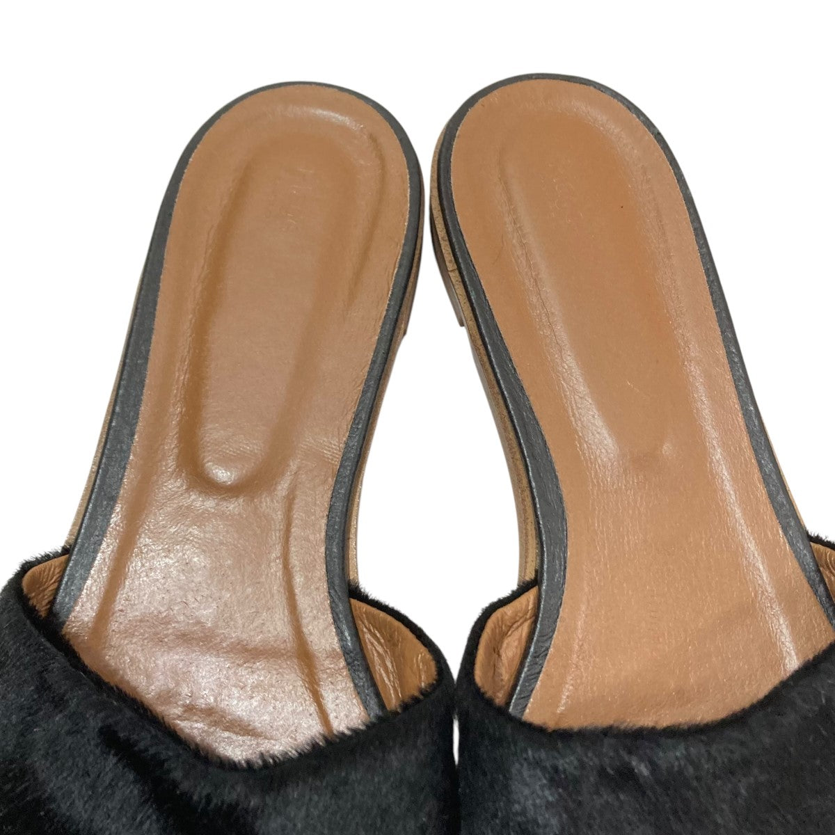 Plage(プラージュ) ハラコフラットミュールローカットサンダル