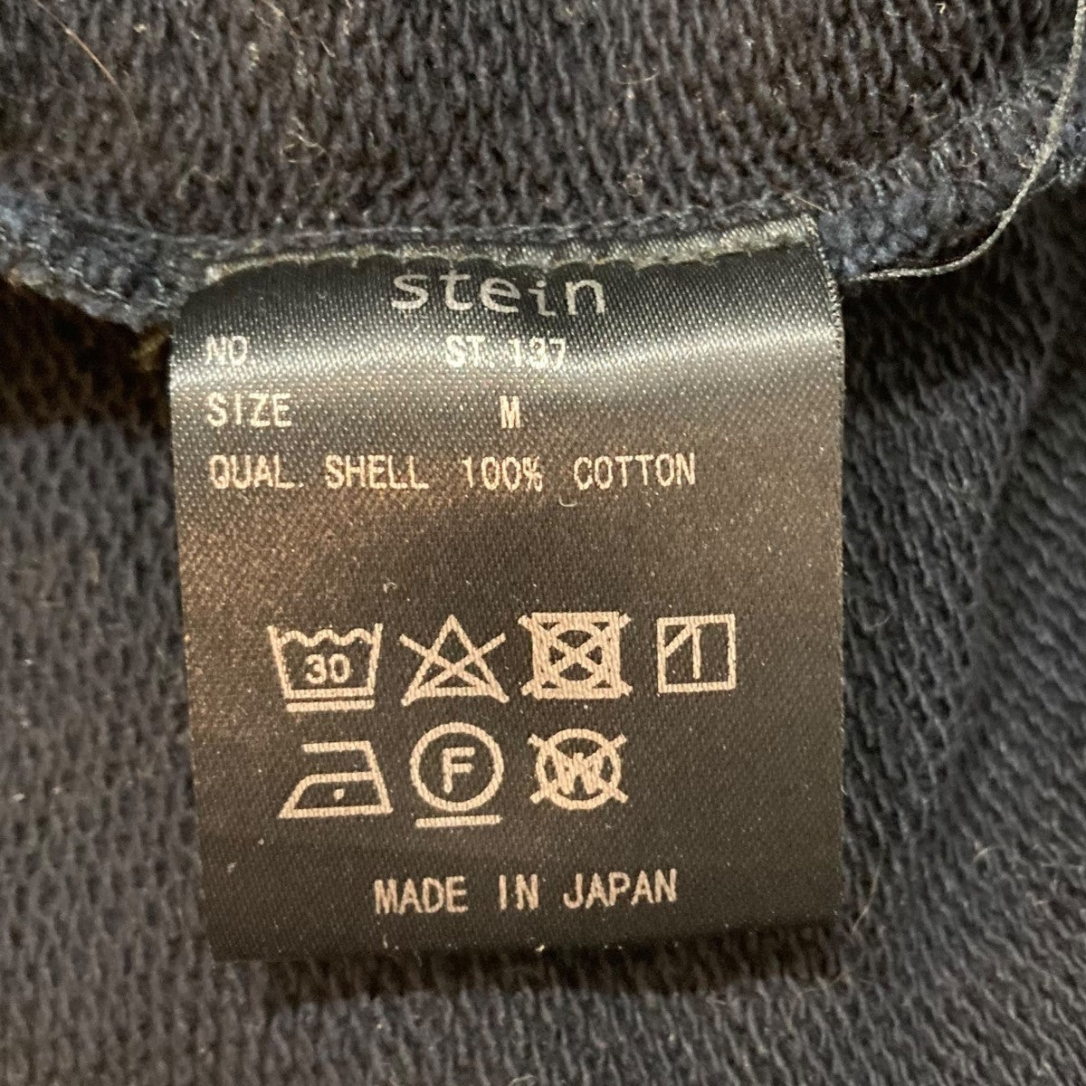 stein(シュタイン) 長袖スウェットST.137 ST.137 ブラック