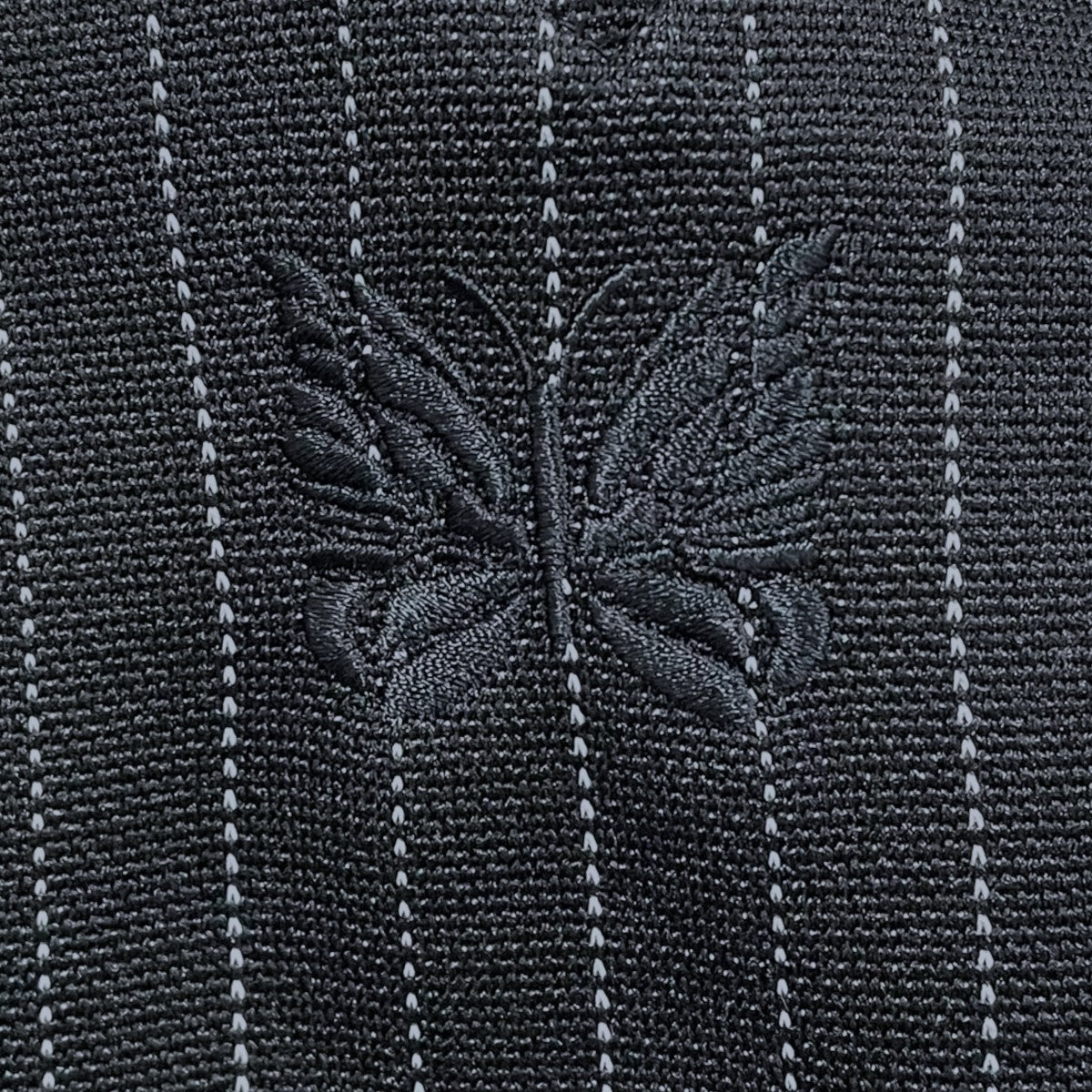 Needles×STUDIOUS ストライプ柄イージーパンツ H．D． Track Pant - Poly Jq ／ Braiding ヒザデルトラックパンツ ポリジャガード ブレーディング PU1528 古着・中古-5枚目のアイテム画像