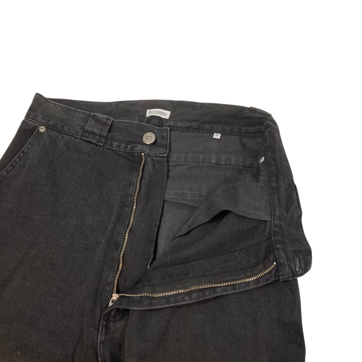 WILLY CHAVARRIA(ウィリーチャバリア) カーゴパンツ ブラック サイズ M