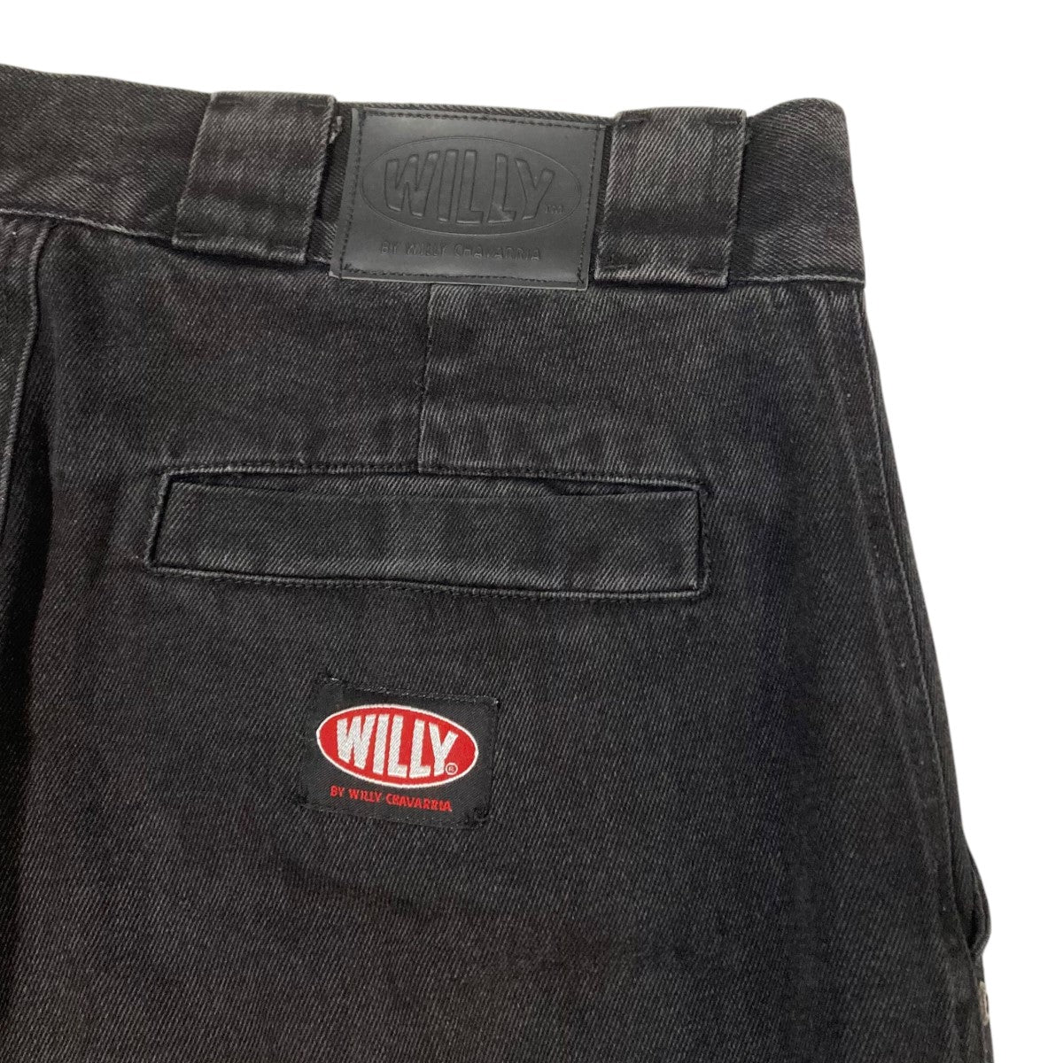 WILLY CHAVARRIA(ウィリーチャバリア) カーゴパンツ ブラック サイズ M