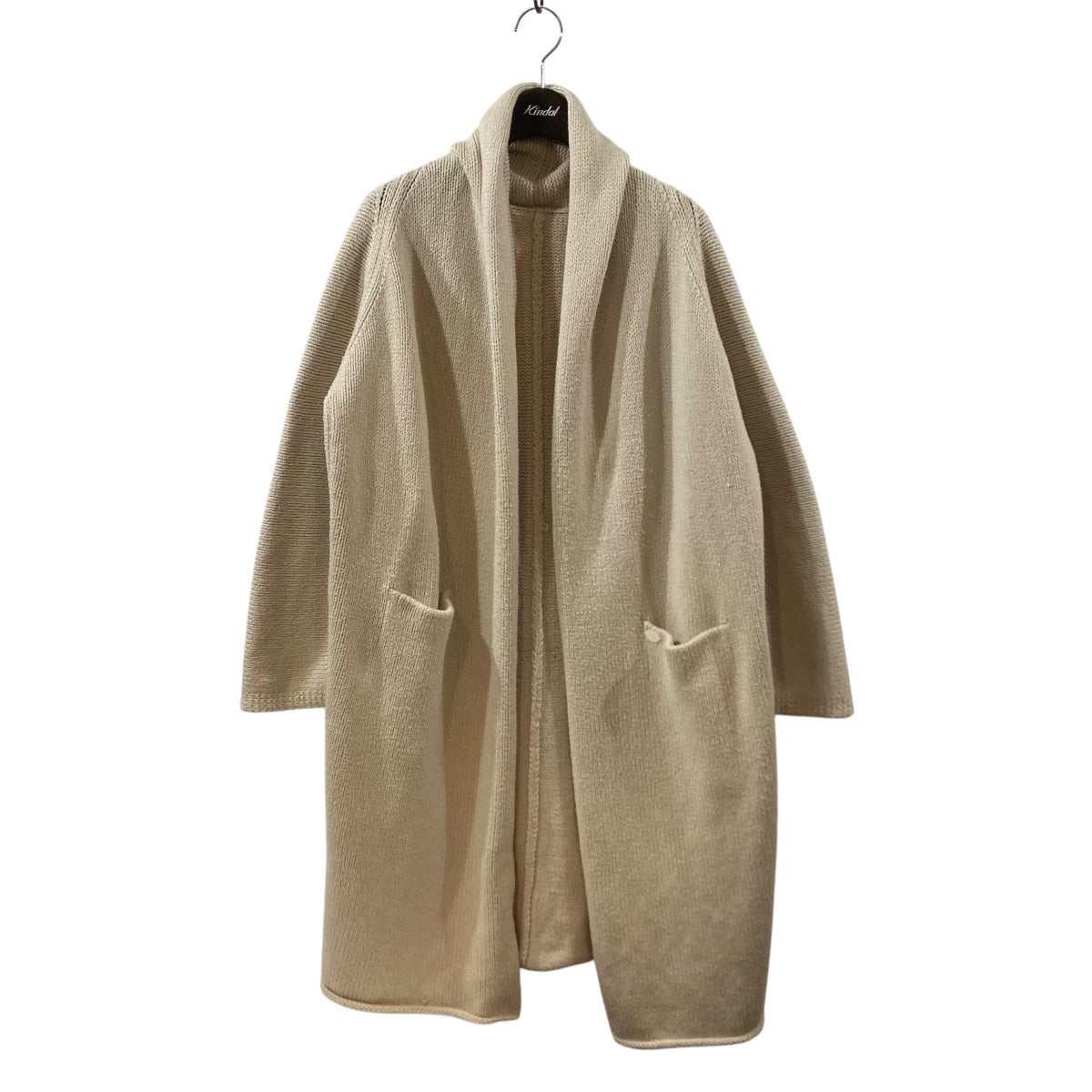 ほぼ未使用 フォクシー ベージュ カシミヤ ニットコート カシミヤ100