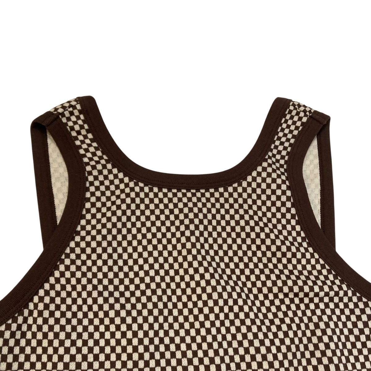 jonnlynx(ジョンリンクス) block check band tankタンクトップ
