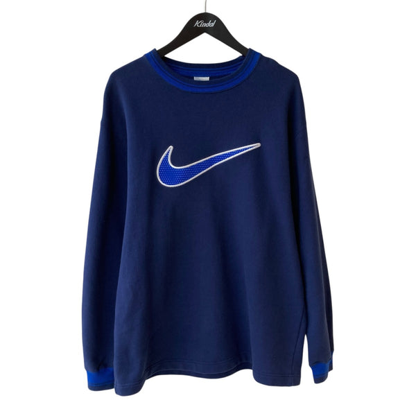 NIKE 90s ネイビー ストライプ シャツ NIKE 90s ネイビー ストライプ