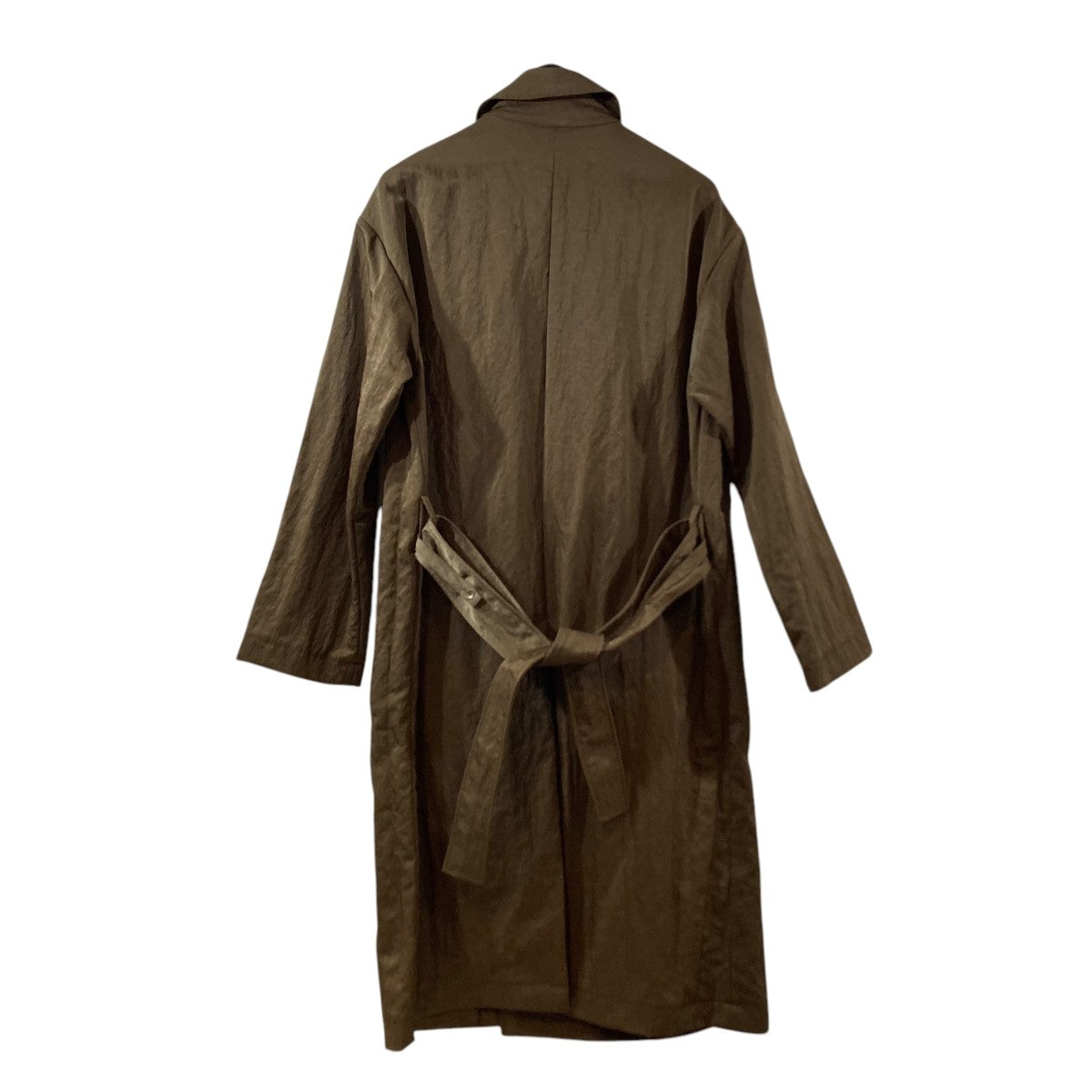 ATON 18AW Japan AIR DOUBLE MELTON PATCH POCKET ROBE COAT