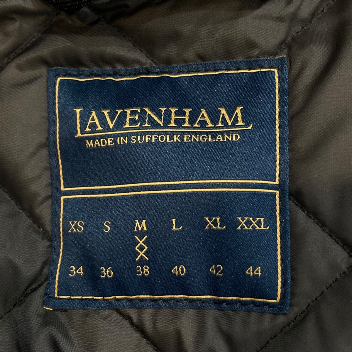 BEAUTY&YOUTH別注アイテム キルティング ジャケット LAVENHAM(ラヴェンハム) ダイヤモンドキルティングジャケット
