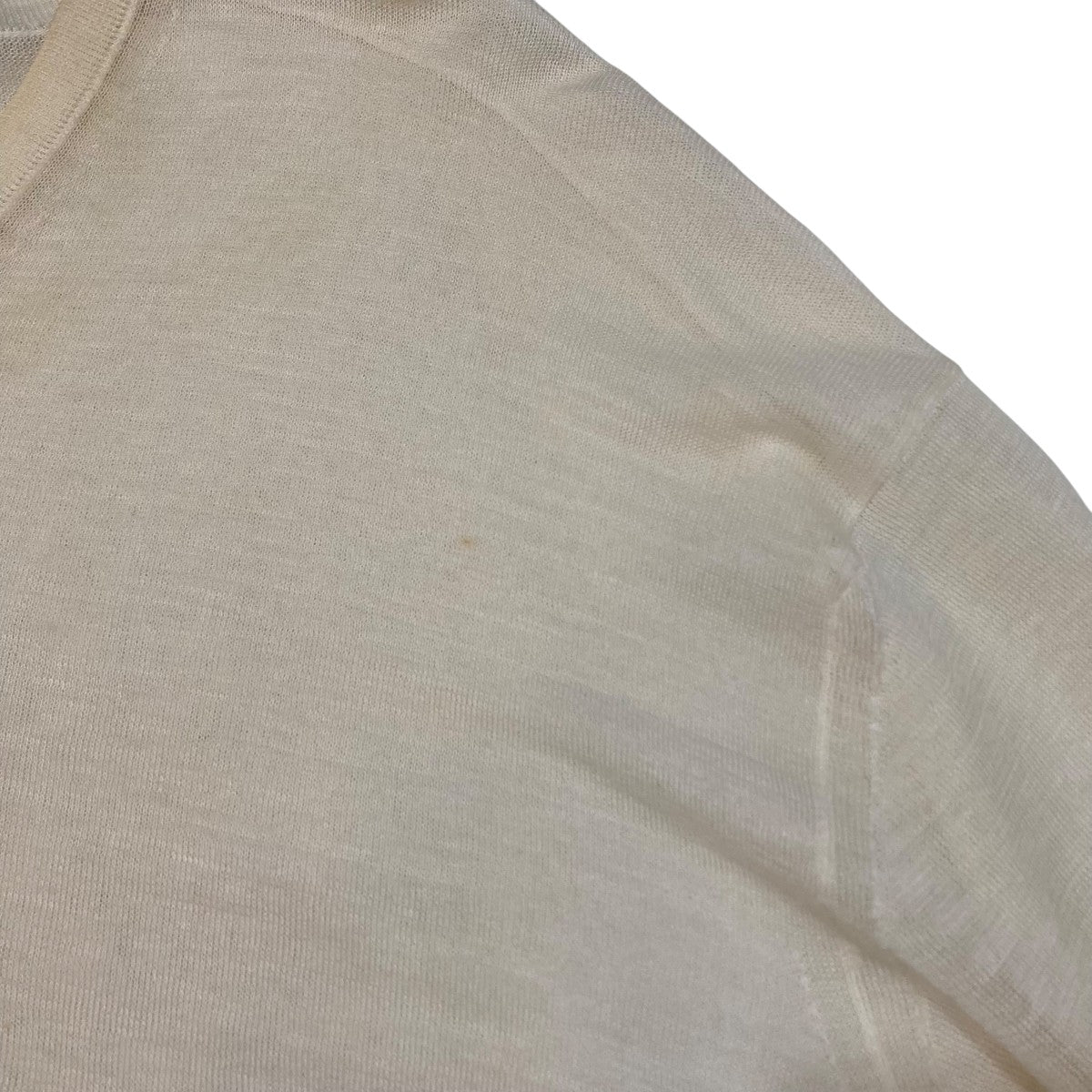 HERILL(ヘリル) Ramie Highgauge V-neckVネックニット22-080-HL
