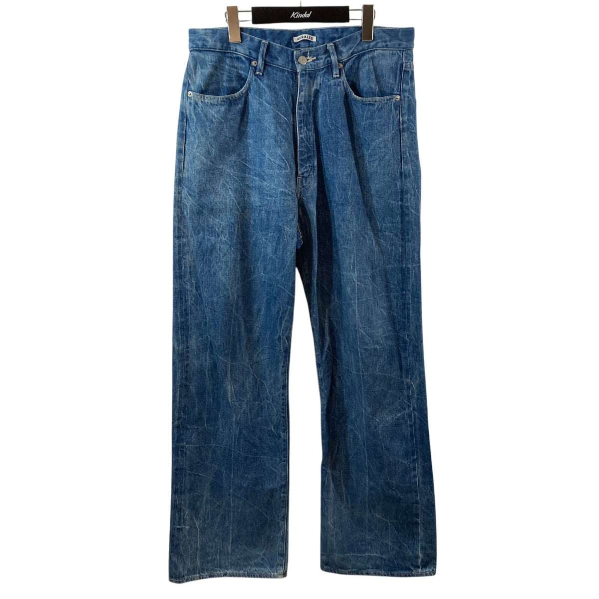 AURALEE Selvedge Faded Light DenimデニムパンツA23SP02DE 古着・中古-1枚目のアイテム画像