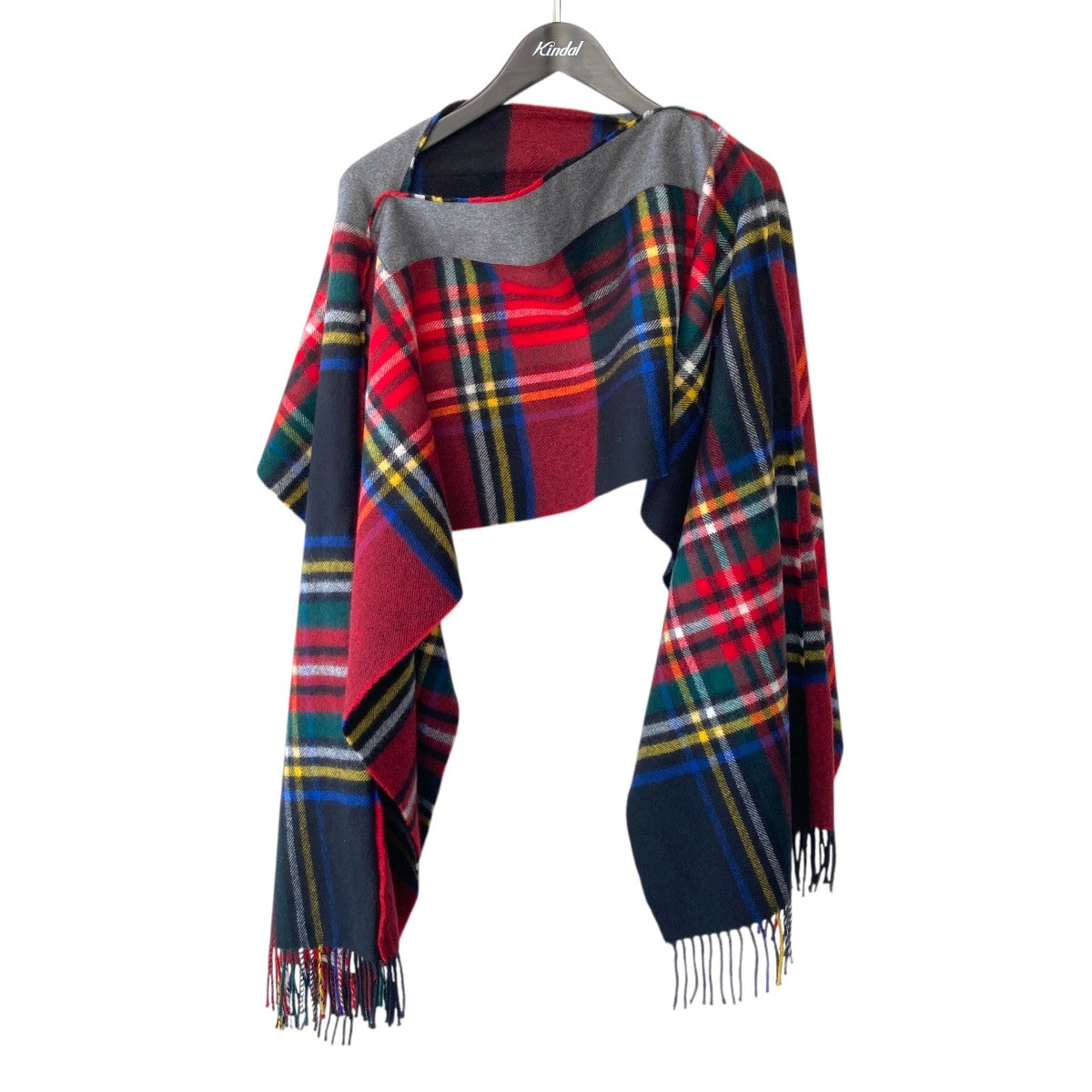 LOCHCARRONチェックマフラー ポンチョ