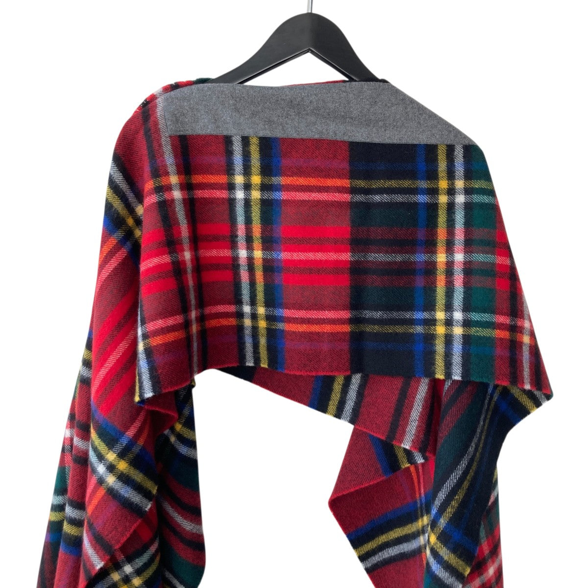 LOCHCARRONチェックマフラー ポンチョ