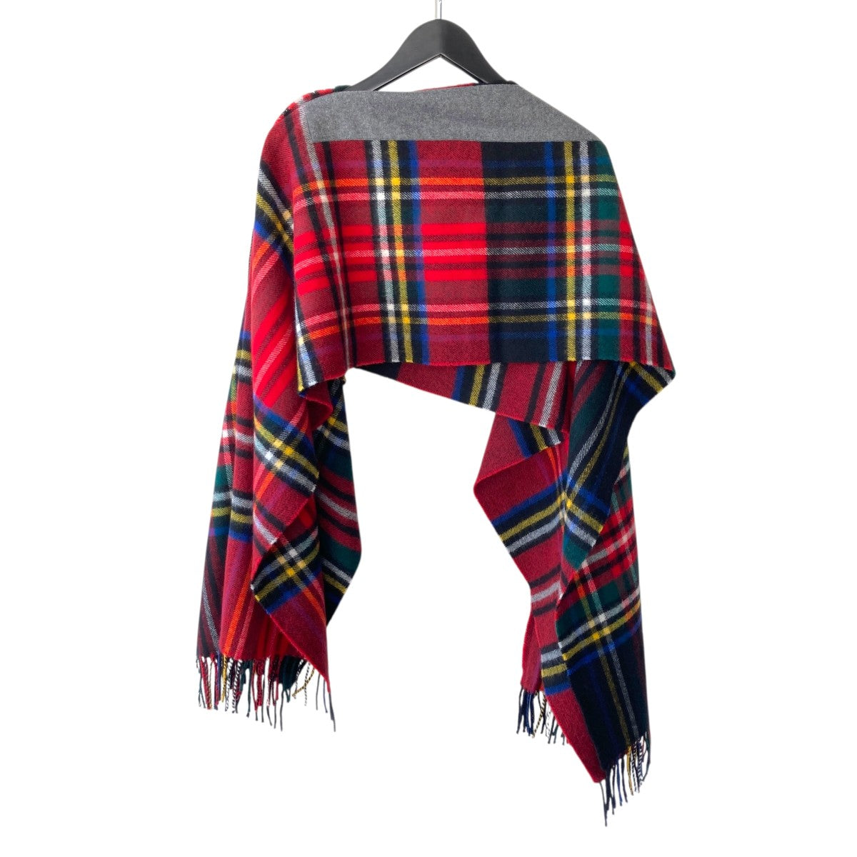 LOCHCARRONチェックマフラー ポンチョ