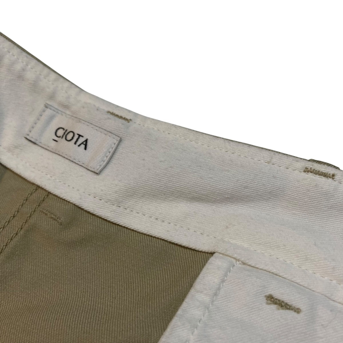 CIOTA(シオタ) チノパンPTLM-102M PTLM-102M ベージュ サイズ 5