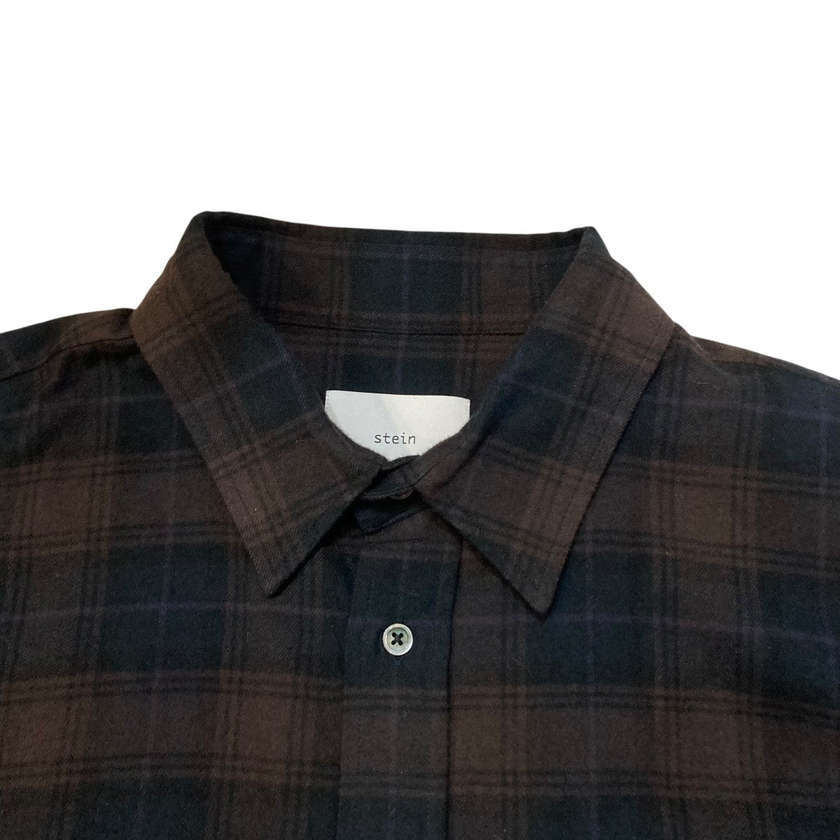 stein シュタイン フランネル チェック シャツ ネルシャツ ST.467 stein(シュタイン) OVERSIZED COTTON FLANNEL SHIRTチェック