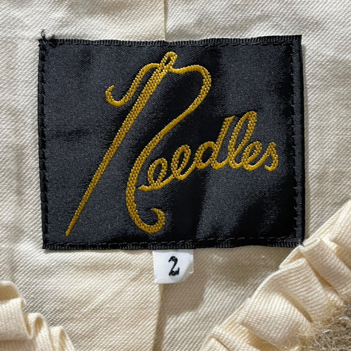 Needles(ニードルズ) シャギーノーカラージャケット ブラウン