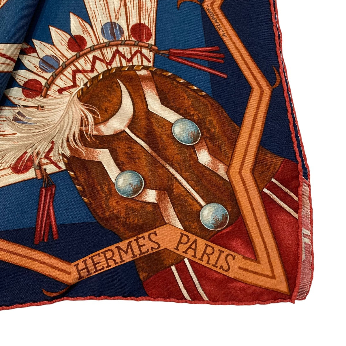HERMES(エルメス) カレ90 Cosmogonie Apache アパッチ族の宇宙論