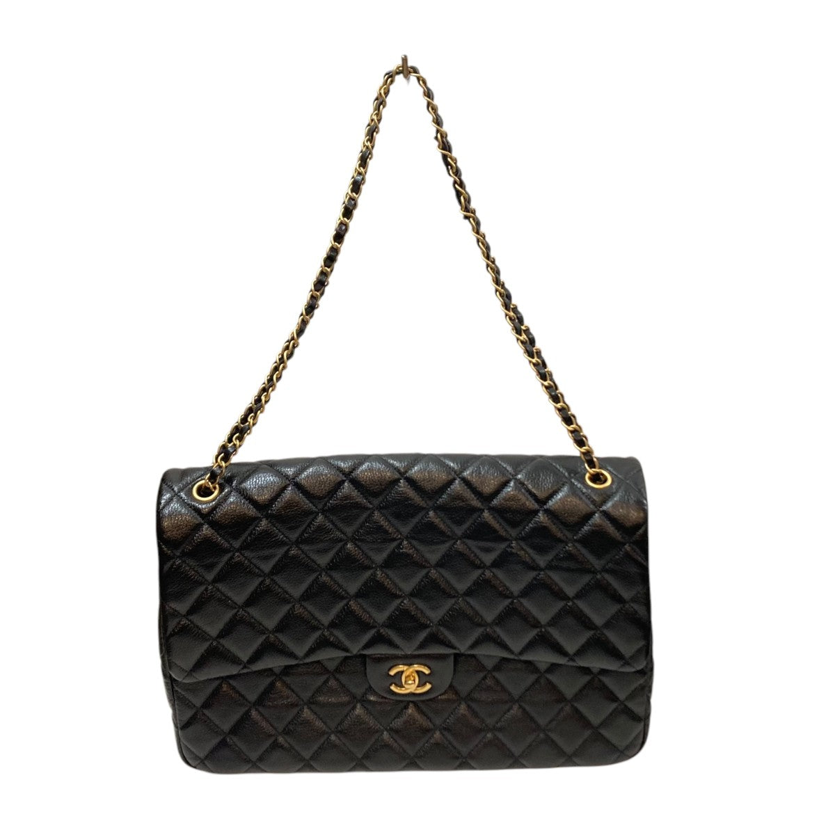CHANEL ブラック ドローストリングバッグ CHANEL(シャネル) ドローストリングバッグ 25048227 ゴールド