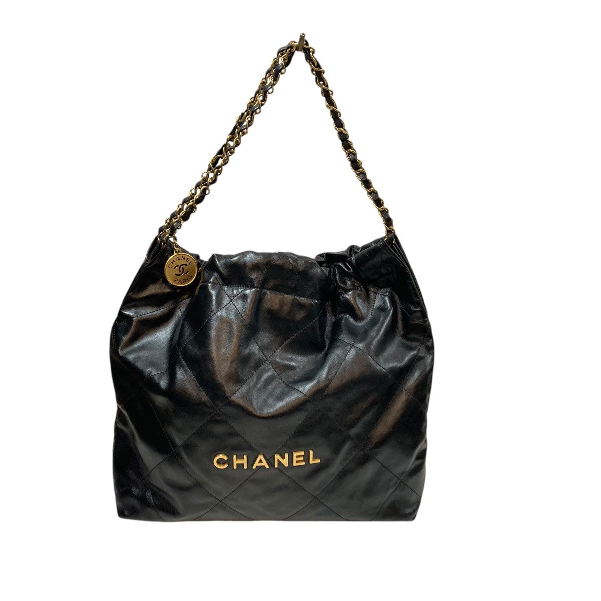 CHANEL(シャネル) レザーバッグ ブラック×ゴールド｜【公式】カインド