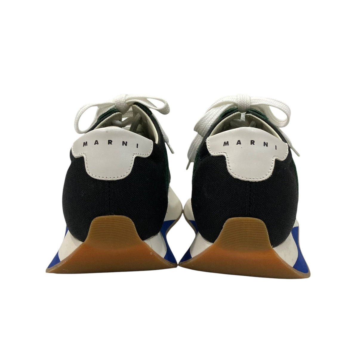 MARNI(マルニ) 厚底スニーカー ネイビー×グリーン サイズ 43｜【公式