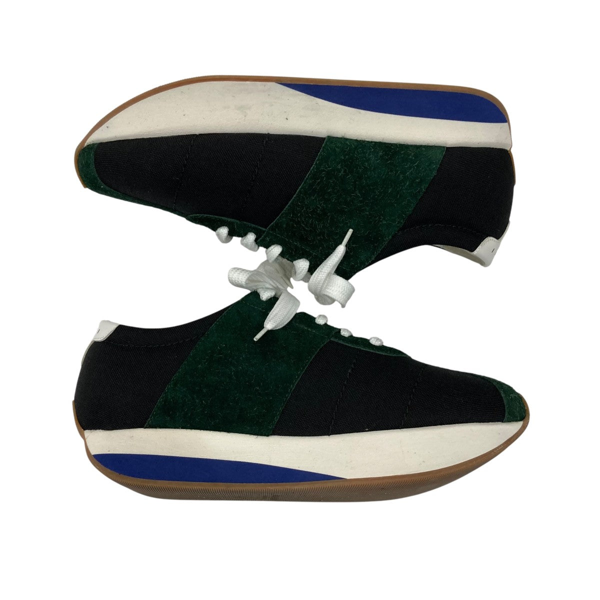 MARNI(マルニ) 厚底スニーカー ネイビー×グリーン サイズ 43｜【公式