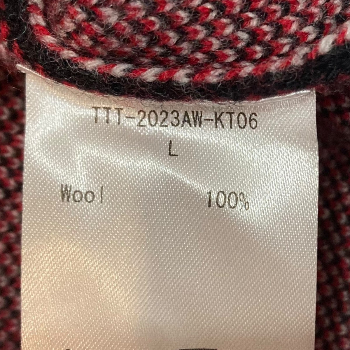 TTT MSW(ティーモダンストリートウエア) Hockey knit game shirtニット