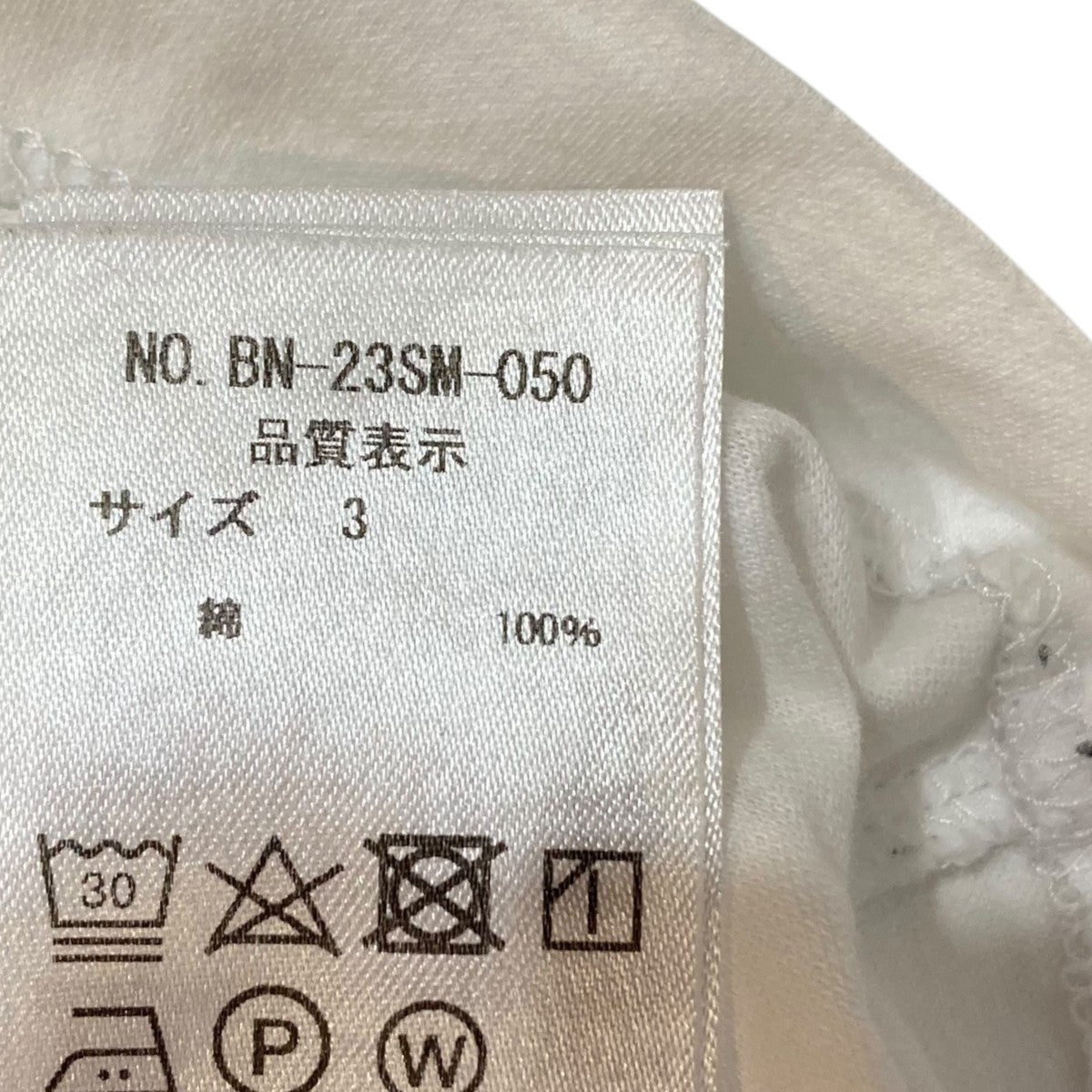 BATONER エアコットンクルーネックTシャツ半袖TシャツBN-23SM-050 古着・中古-6枚目のアイテム画像