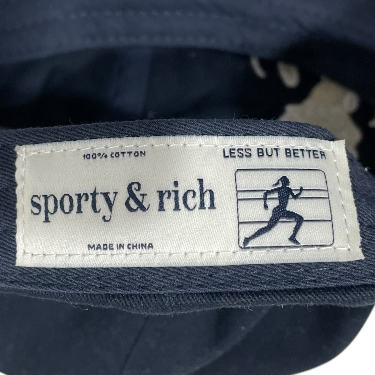 Sporty ＆ Rich ロゴ刺繍キャップ 古着・中古-7枚目のアイテム画像