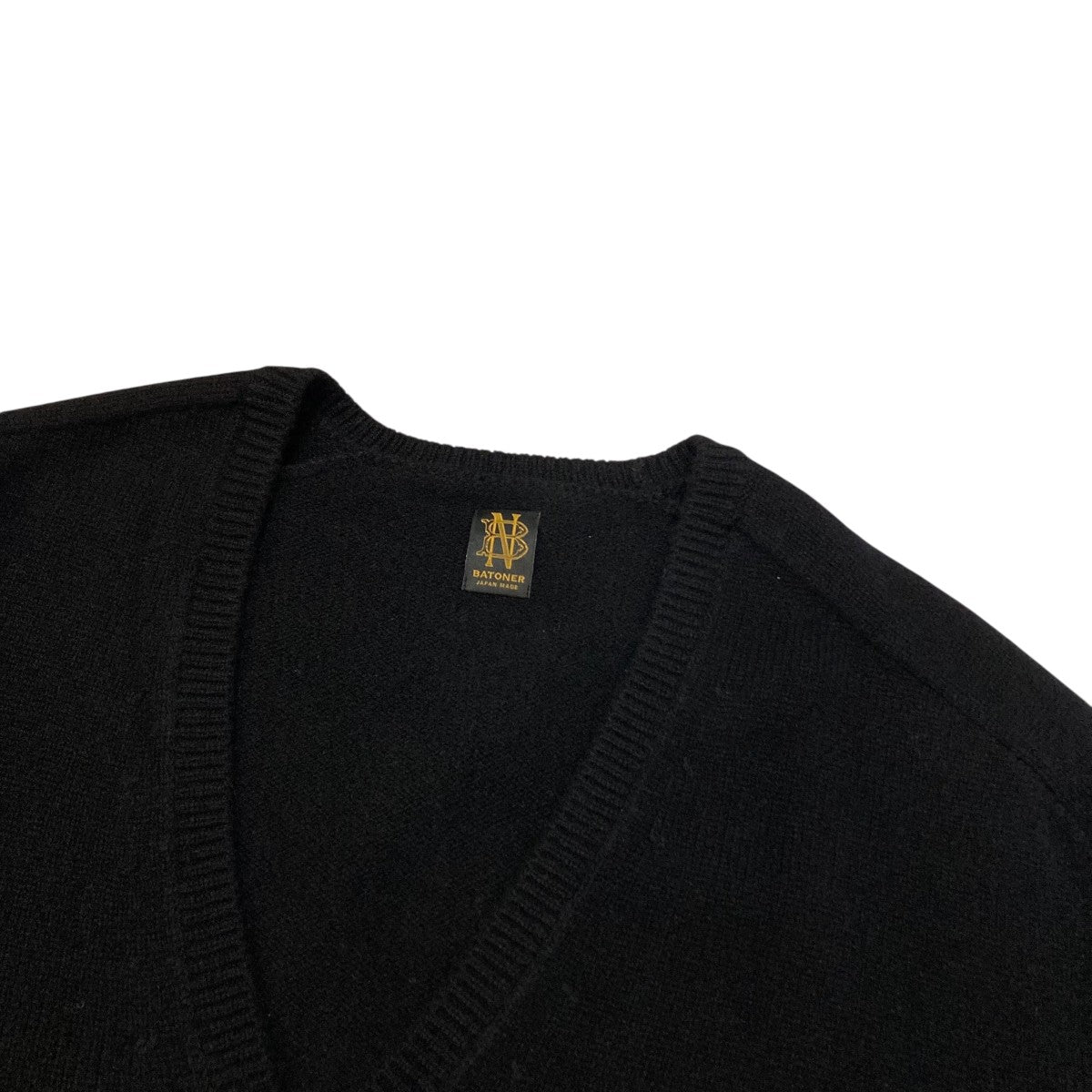 BATONER L’ECHOPPE別注VネックニットセーターVネックニットBN-23FW-081 古着・中古-3枚目のアイテム画像