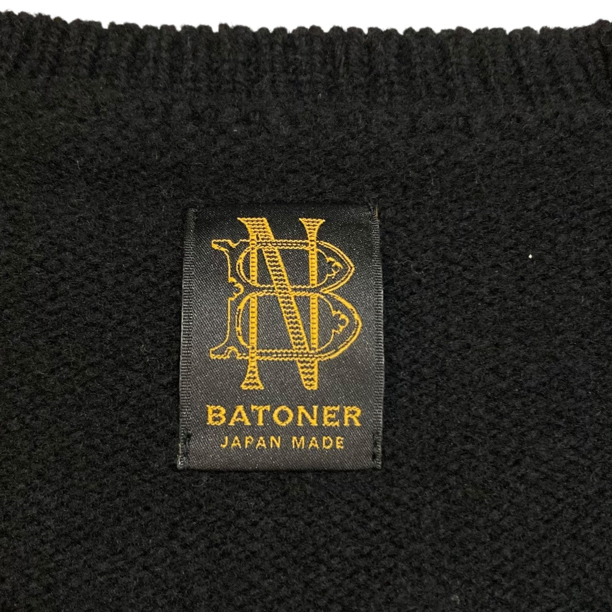 BATONER L’ECHOPPE別注VネックニットセーターVネックニットBN-23FW-081 古着・中古-6枚目のアイテム画像