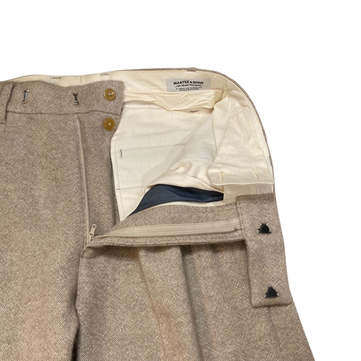 MAATEE&SONS マーティアンドサンズmusterwerk別注スラックス 楽天市場】maatee&sons（スタイル（パンツ）スラックス）の通販