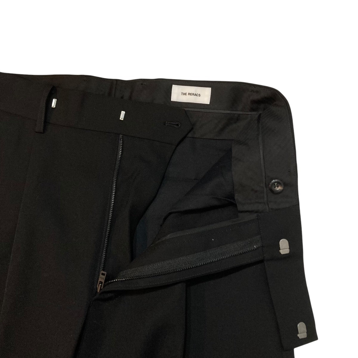 ※期間限定値下げ中※Bristol 黒 スラックス ゴムウエスト THE RERACS(ザリラクス) スラックス23FW-REPT-184-J 23FW-REPT