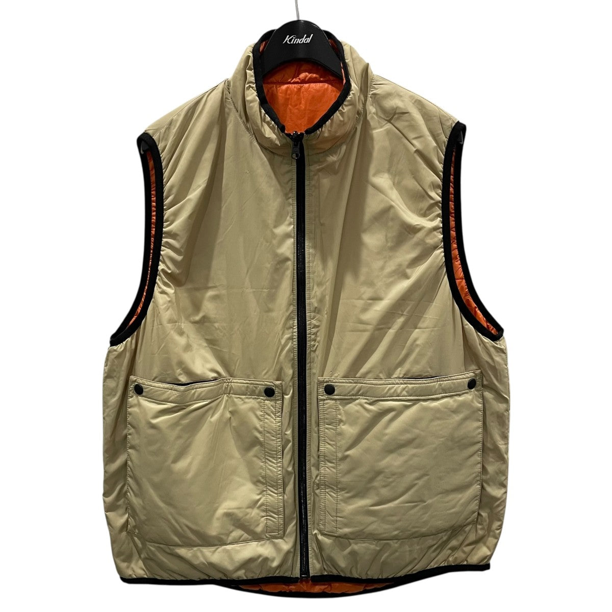 22AW リバーシブルジップアップ中綿ベスト 3M THINSULATE スリーエム シンサレート