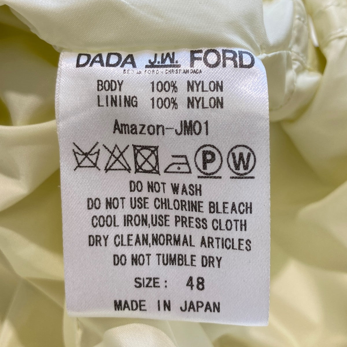 クリスチャンダダ　名作ショートボンバージャケット CHRISTIAN DADA ボンバージャケット 再構築 （クリスチャンダダ