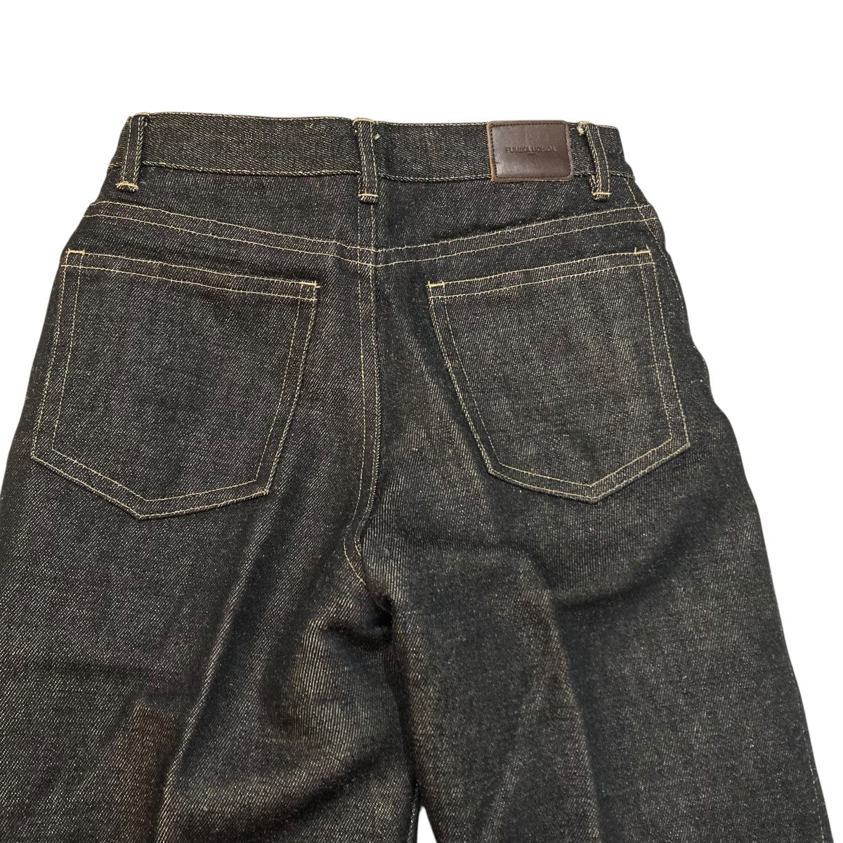 FUMIKA UCHIDA(フミカウチダ) DENIM BONDING WIDE STRAIGHT PANTS FUMIKA UCHIDA(フミカウチダ) DENIM BONDING WIDE STRAIGHT PANTS