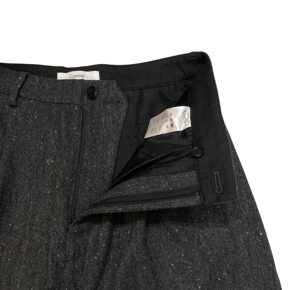 CORNIER(コルニエ) スラックス グレー サイズ L｜【公式】カインドオル