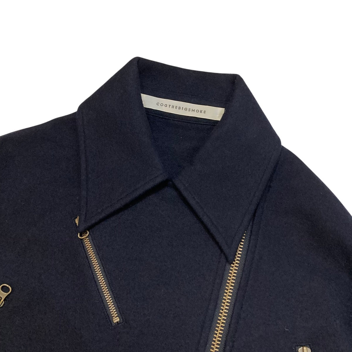 COGTHEBIGSMOKE ISA BIKER JACKETウールジャケット9802-146-906-1 古着・中古-3枚目のアイテム画像