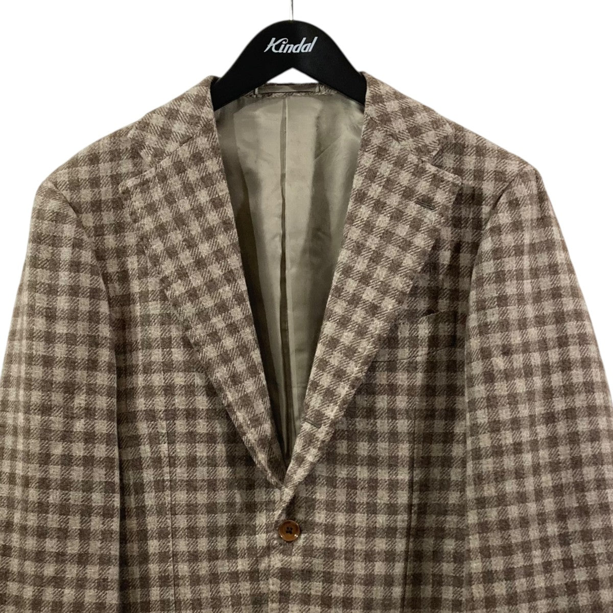RING JACKET(リングジャケット) チェックウールテーラードジャケット