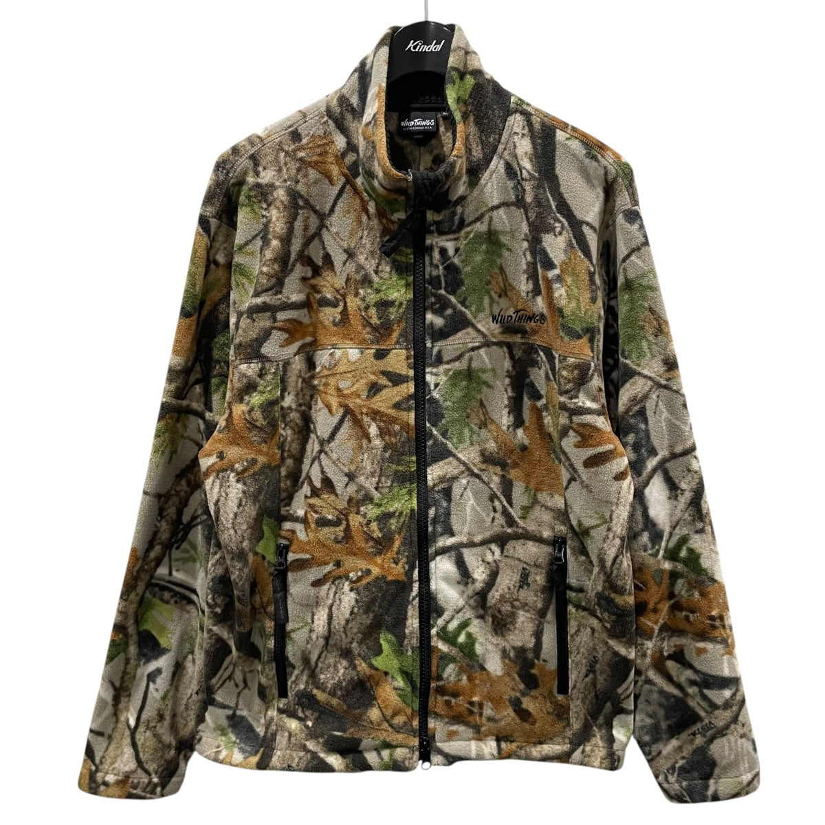 カインドオルオンライン 22AW ツリーカモ柄ジップアップブルゾン SCHOTT FLEECE JACKET ショット フリースジャケット WT22120KY 古着・中古-1枚目のアイテム画像