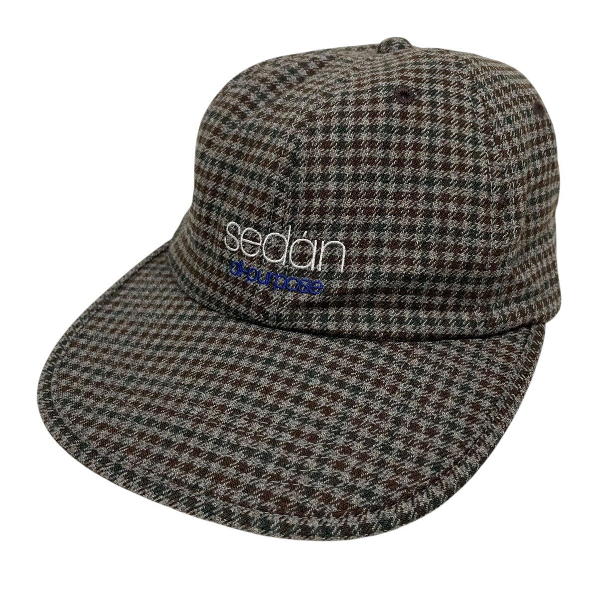 カインドオルオンライン チェック柄キャップ Classic Logo Tech Wool Cap クラシックロゴ テックウールキャップ SD24F-CP02 古着・中古-1枚目のアイテム画像