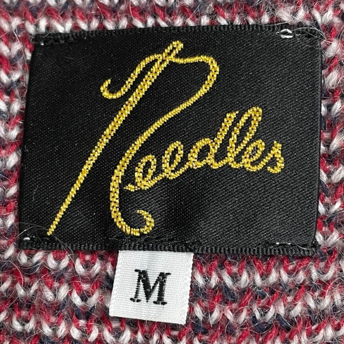 【美品】ニードルス モヘヤ ニット カーディガン 総柄 モヘア ウール M Needles(ニードルス) MOHAIR CARDIGAN モヘアカーディガン