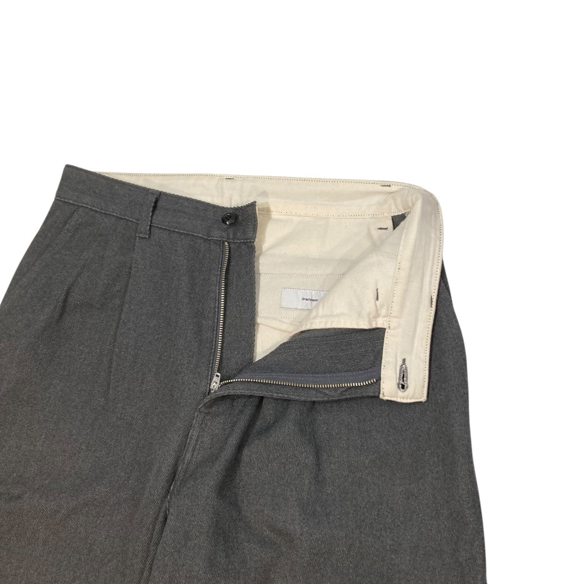 Graphpaper(グラフペーパー) 21SSHard Twill Two Tuck Pants