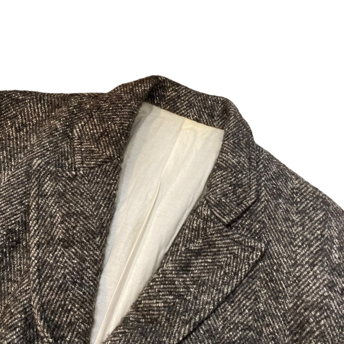 極美 caid tailor Donegal Tweed チェスターコート The crooked Tailor(ザクルーキットテーラー) チェスターコート